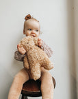 Light Brown Teddy Warmy Retro Tights With Braces