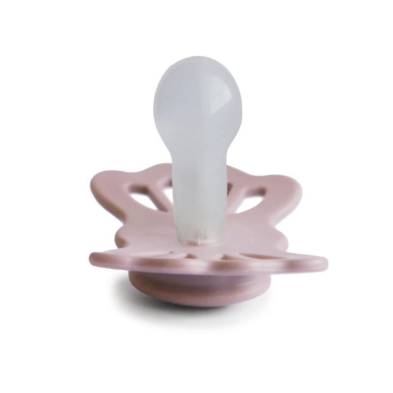 Blush Lucky Symmetrical Silicone Pacifier