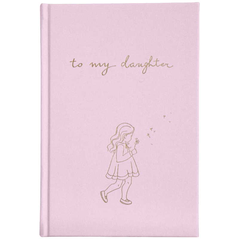 Pink Rose Illustrated To My Daughter – Childhood &amp; Baby Journal