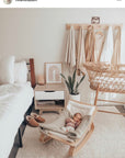 Organic White / Beech Levo Baby Rocker