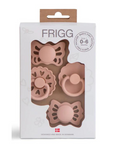 Blush Frigg Baby's First Pacifier Set - Floral Heart
