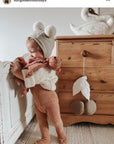Light Brown Teddy Warmy Retro Tights With Braces
