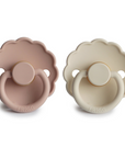 Cream/Blush Daisy Latex Pacifier