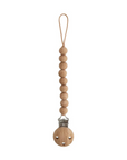 Faux Wood Hera Silicone Pacifier Clip