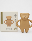 Cappuccino Bear Natural Rubber Teether