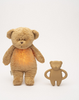 Cappuccino Bear Natural Rubber Teether