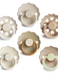 Cinnamon Charm FRIGG 6-Pack Pacifiers