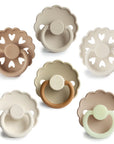 Cinnamon Charm FRIGG 6-Pack Pacifiers