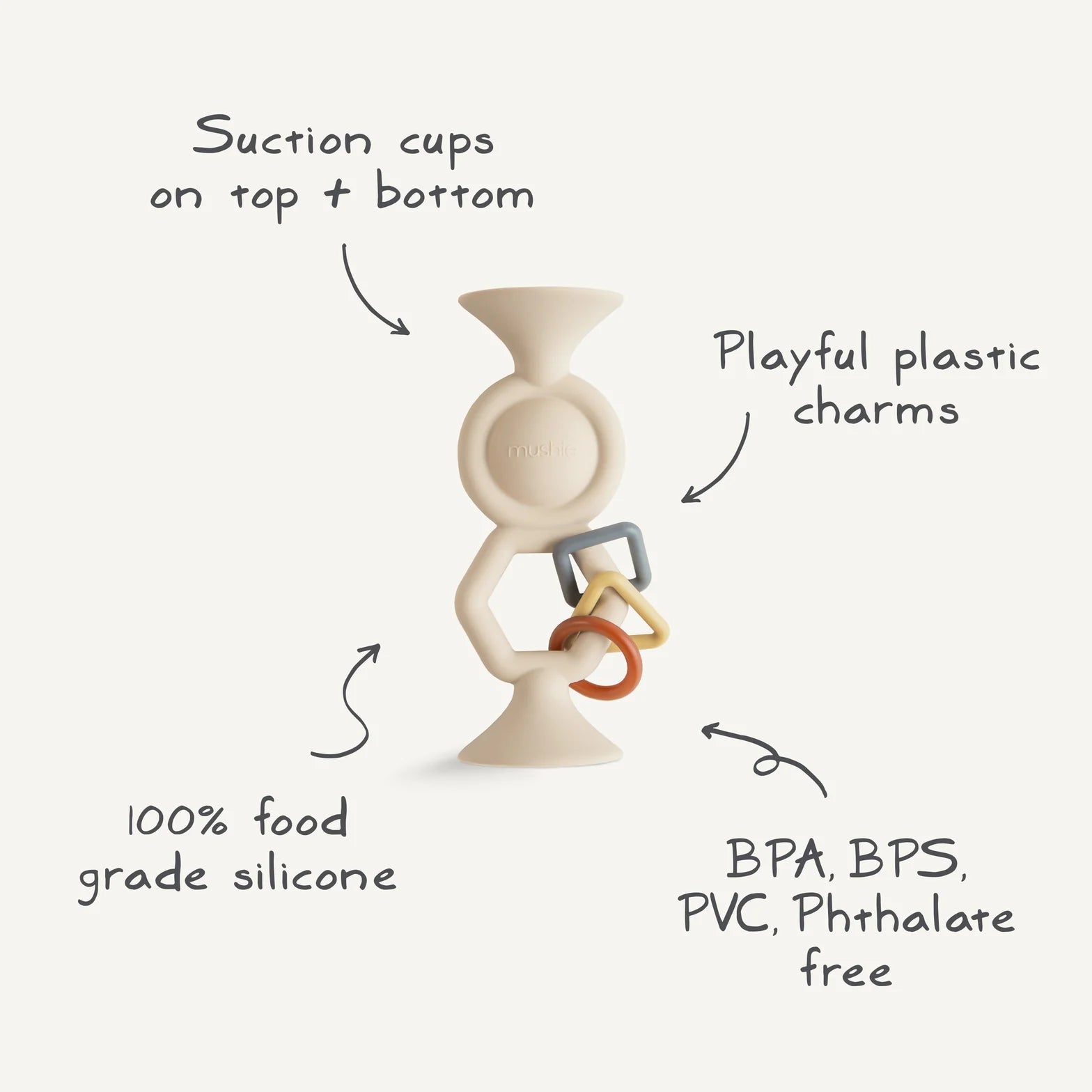 Shifting Sand HexaPop Suction Toy