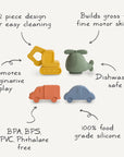 Vehicles Bath Playset