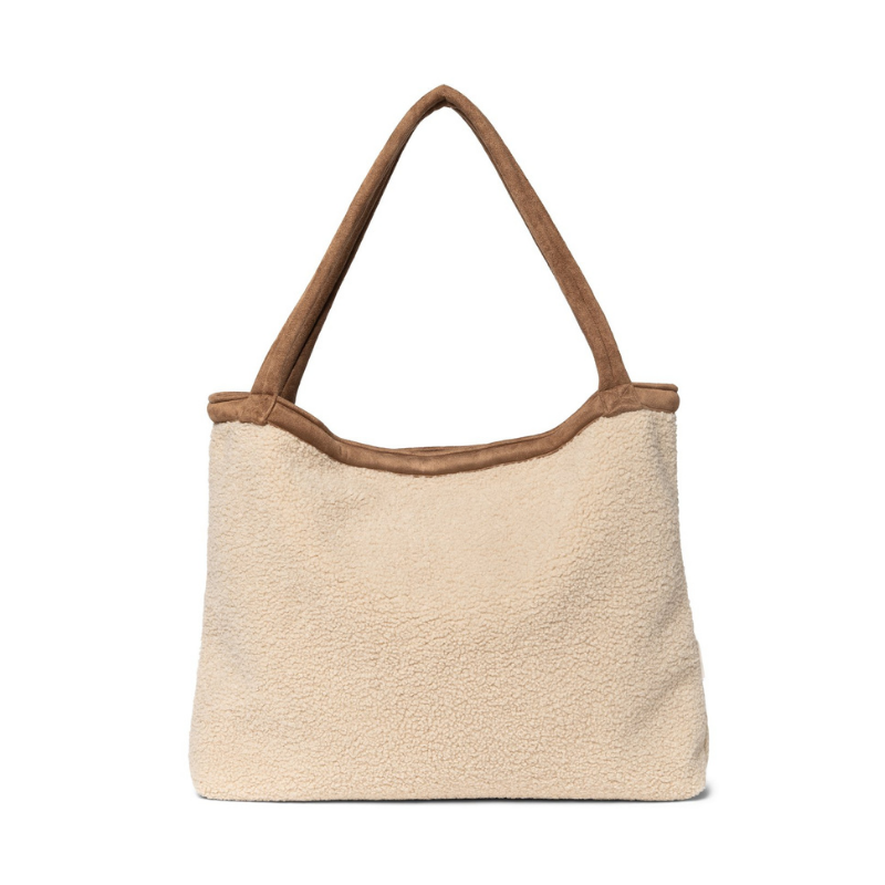 Ecru Lammy Mom-Bag