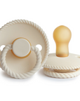 Cream Rope Latex Pacifier