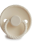 Cream Rope Silicone Pacifier