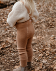 Light Brown Teddy Warmy Retro Tights With Braces