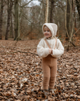 Light Brown Teddy Warmy Retro Tights With Braces