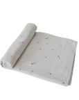 Falling Stars Organic Cotton Muslin Swaddle Blanket