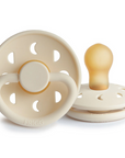 Cream Moon Phase Latex Pacifier