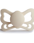 Cream Anatomical Butterfly Silicone Pacifier