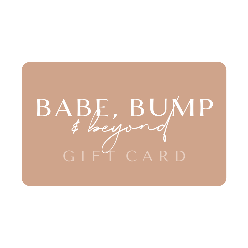 Gift Card-Gift Card-Babe Bump &amp; Beyond-Babe Bump &amp; Beyond. Shop on trend gender neutral clothing, with modern eco concious sustainable ethics. Featuring carefully curated brands for maternity, breastfeeding, baby, kids and mothers with fast shipping to New Zealand, australia and international. Pay by Afterpay or laybuy. free shipping.
