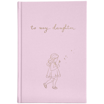 Pink Rose Illustrated To My Daughter – Childhood & Baby Journal