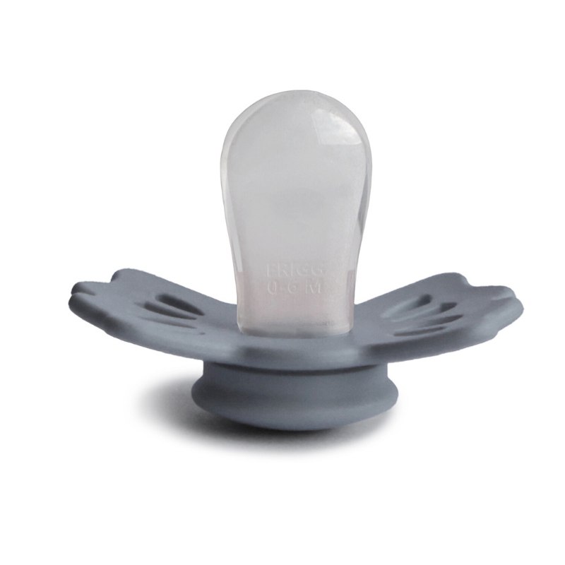 Great Grey Lucky Symmetrical Silicone Pacifier