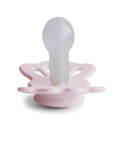 White Lilac Lucky Symmetrical Silicone Pacifier