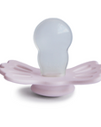 White Lilac Lucky Symmetrical Silicone Pacifier