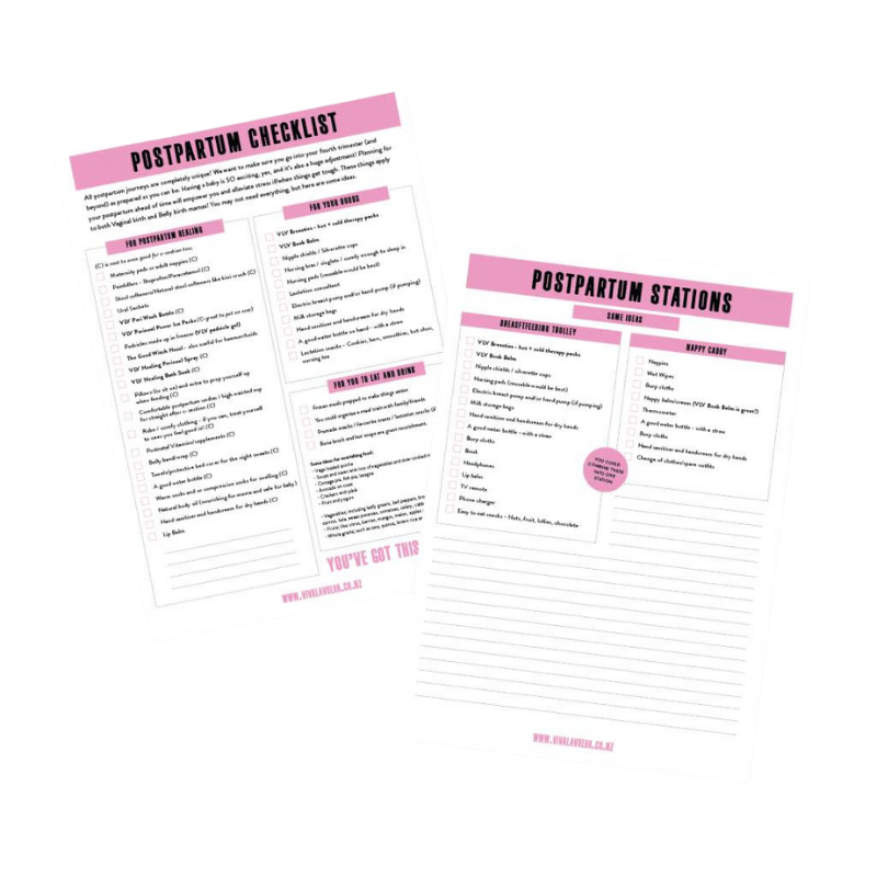 Postpartum Checklist - Free Download