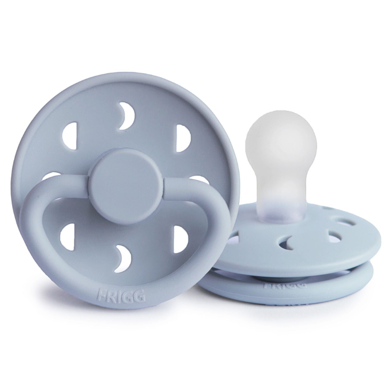 Powder Blue Moon Phase Silicone Pacifier