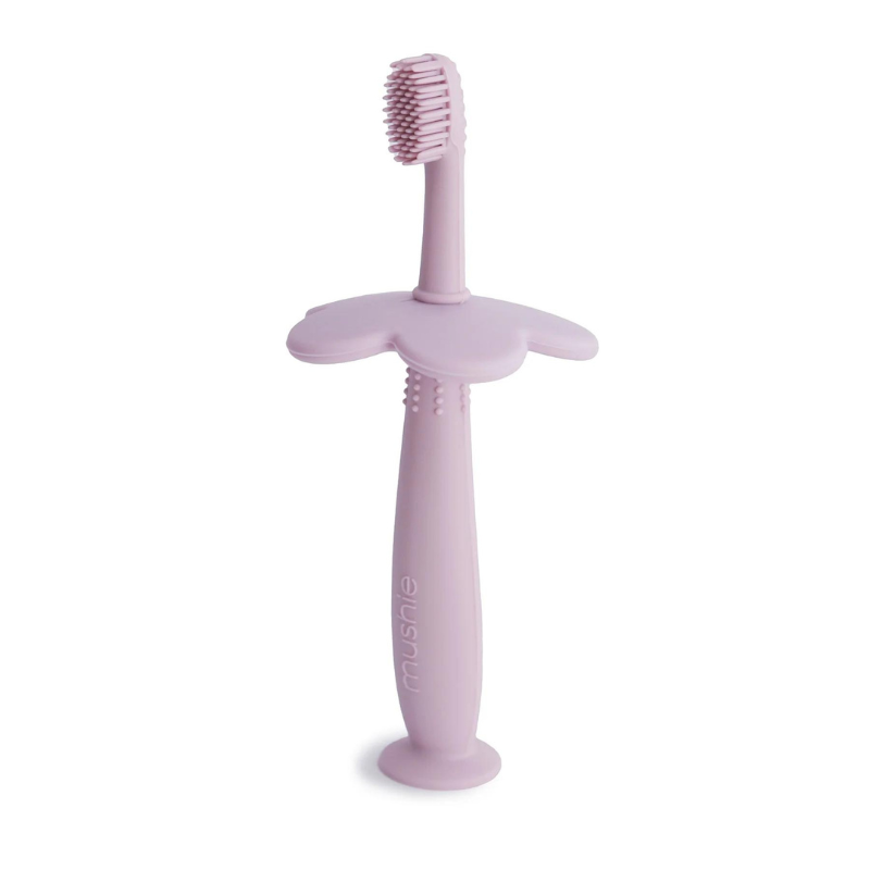 Soft Lilac Flower Training Toothbrush