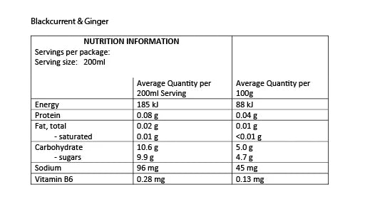 Blackcurrant &amp; Ginger Morning Relief Electrolytes