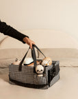 Black Houndstooth Bunnie Caddie