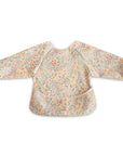 Pastel Blooms Long Sleeve Bib