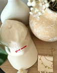 Beige Girl Mum Cap