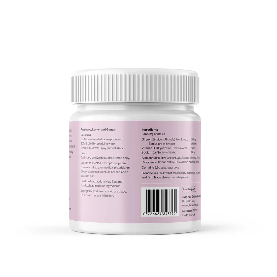 Raspberry, Lemon &amp; Ginger Morning Relief Electrolytes