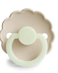 Cream Daisy Night Silicone Pacifier