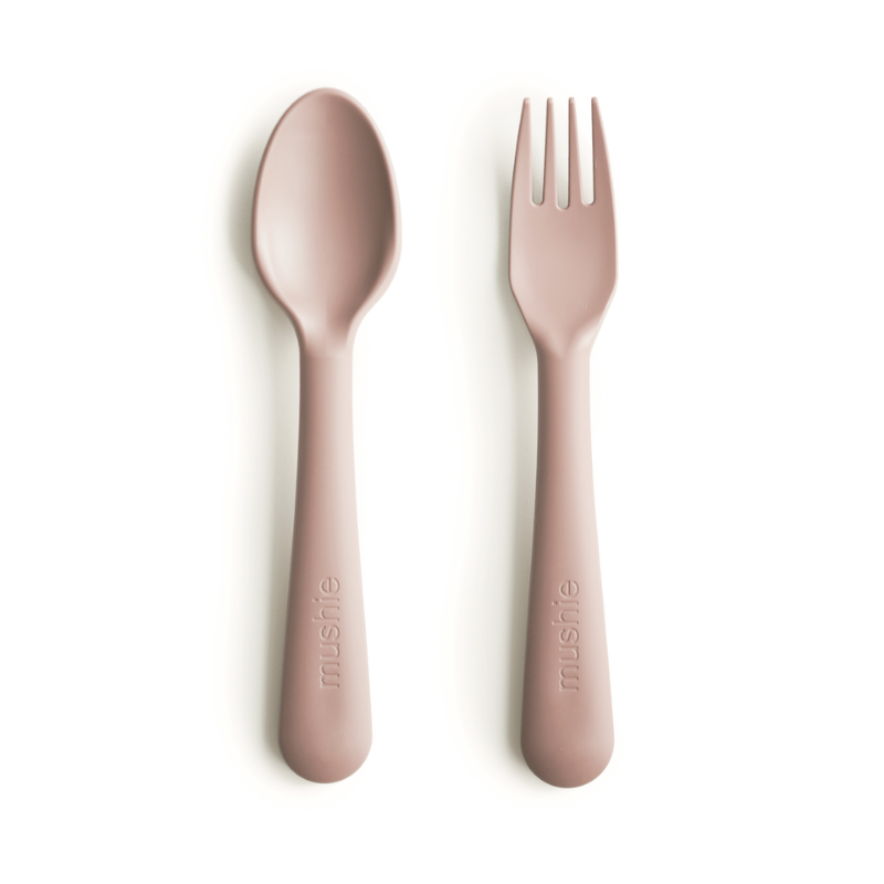 Blush Fork and Spoon Set