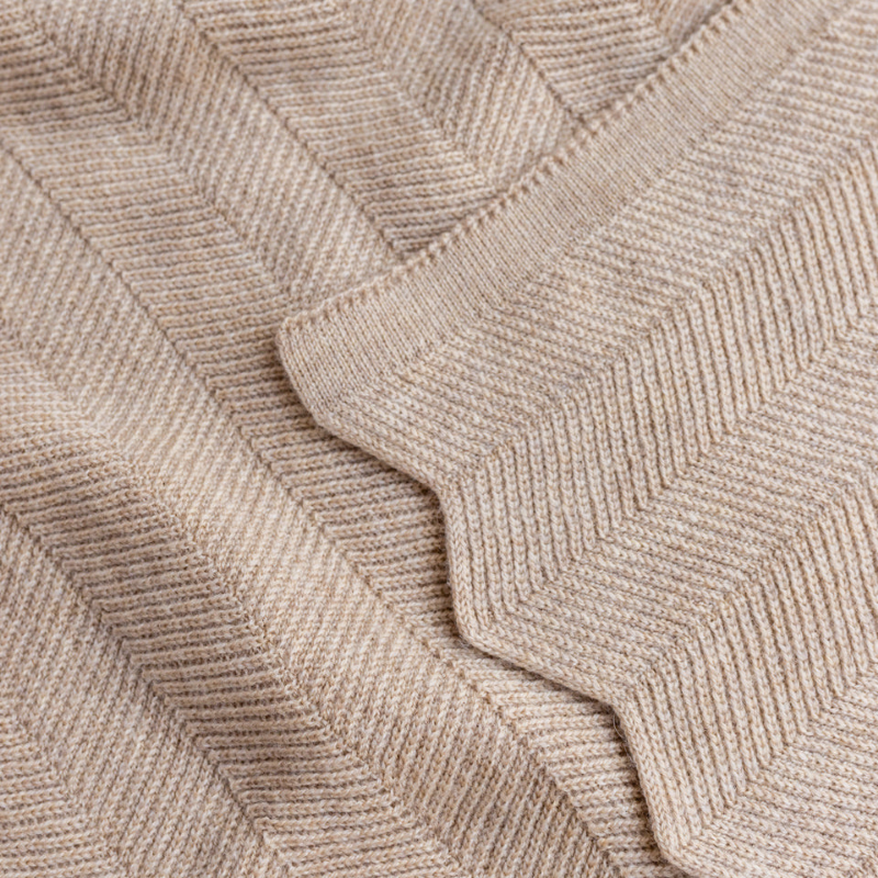 Sand Freddie Merino Blanket