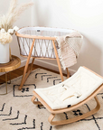 Organic White / Beech Levo Baby Rocker