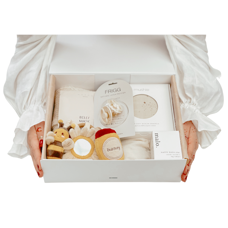 Neutral Baby Shower Gift Box