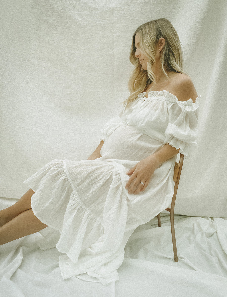 White Emmaline Gown