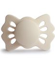 Cream Lucky Symmetrical Silicone Pacifier